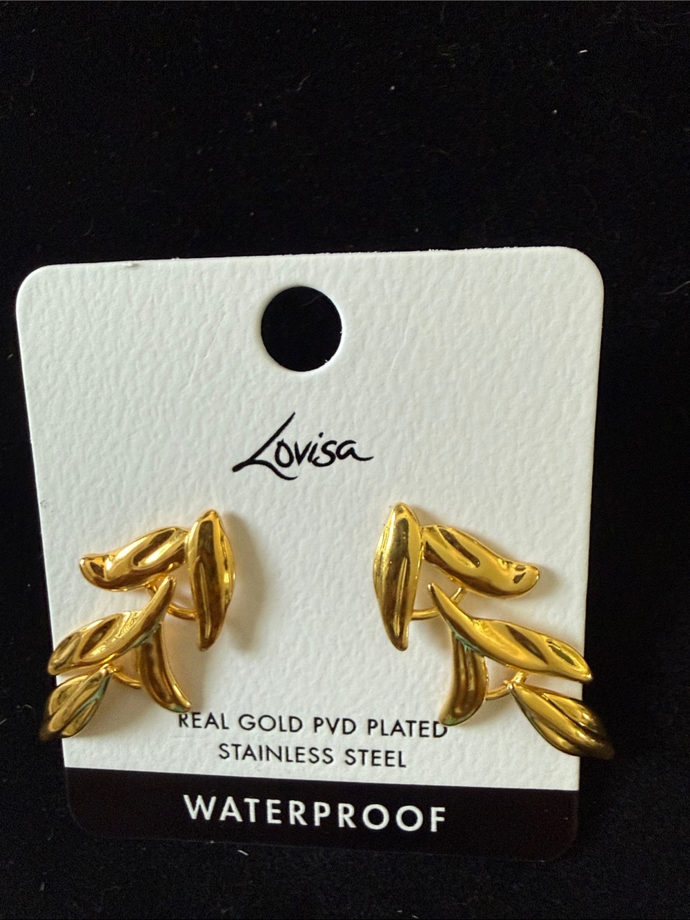 Lovisa Gold Leaf Drop Earrings